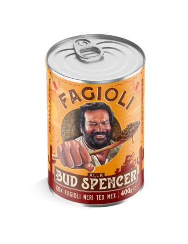 Fagioli NERI TEX MEX alla Bud Spencer Piccanti - Barattolo da 400g